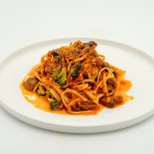 Mushroom Broccoli Tomato Linguine