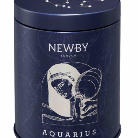 Aquarius Zodiac Tea Caddy